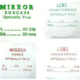 SBT Double Convex and Concavewith Convex and Concave Mirror - Set of 4 - Dia: 50mm - Focal Length: 20cm Macro ZoomLens-13