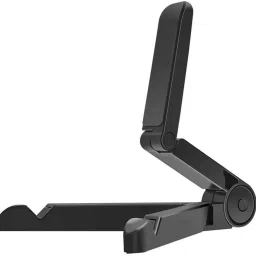 SAM GADGETS WORLD Multi-Angle Portable & Universal Stand Black Cradle for Tablets and Smartphones Mobile Holder-image-40