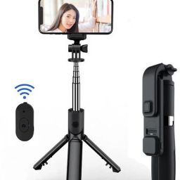 Worricow NEW ARRIVAL Bluetooth Selfie Sticks Light Multifunctional Stand Monopod Monopod Kit-18