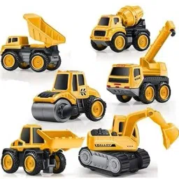 Construction Engineering Toy Vehicle for Children (Pack of 6)-14