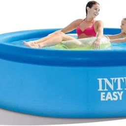 Large (Ind*88) Family Paddling Pool Easy Set 8FT With Free Pump Inflatable Swimming Pool-16