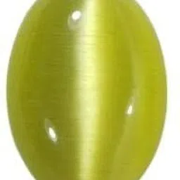 Natural Cats Eye Original Certified Gemstone for Ring Jewellery Regular Oval Crystal Stone-image-52
