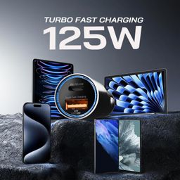 bestor VoltDrive Pro 125W Car Fast Charging with Dual Output, Type C PD(45W), and USB Port(80w), BIS Certified and Compatible with, All Smartphones and Other USB Devices image 5