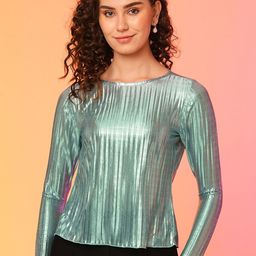 Globus Green Styled Back Sheen Top-image-27
