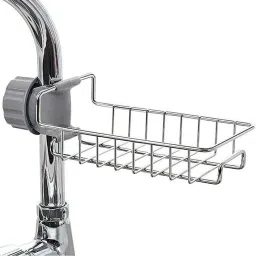 Stainless Steel Adjusting Multifunctional Over Kitchen Sink Caddy rack-image-38
