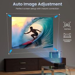 Portronics Beem 510 Smart LED mini projector for home with pre built app image 4