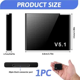 tobo 30 Pin Bluetooth Adapter for SoundDock 5.1 30 Pin Bluetooth Receiver TD-1429CC 2 W AV Control Amplifier image 3