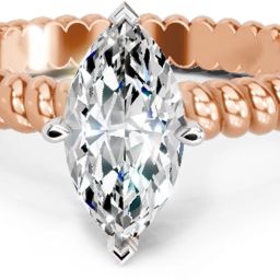Sparkles Lab Grown Diamond 14kt Diamond Rose Gold ring-image-4