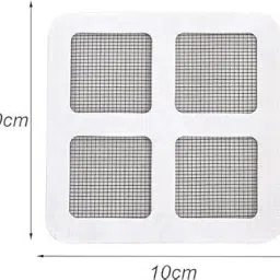 10 Pack (5 X 5) Disposable Shower Drain Hair Catcher Drain Covers Mesh Stickers Hair Wash Basin-image-84