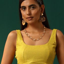 trueBrowns Zari-Striped Cotton Saree Blouse-picture-28
