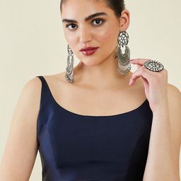 Soch Sleeveless Saree Blouse-picture-14