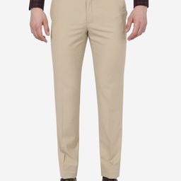 METAL Men Mid Rise Slim Fit Formal Trousers-image-93