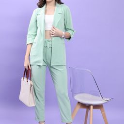 KETCH Notched Lapel Collar Blazer With Trouser-picture-0