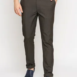 Basics Men Skinny Fit Low-Rise Chinos Cotton Trousers-picture-39