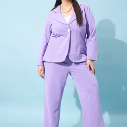 Athena Ample Blazer With Pants Co-Ords-image-57