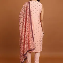 KETCH Ethnic Motifs Printed Straight Kurta With Pyjamas & Dupatta image 5