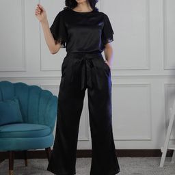 NEUDIS Flutter Sleeve Satin Top & Trouser-picture-0