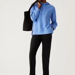 Marks & Spencer Women Tapered Fit High-Rise Regular Trousers-image-14