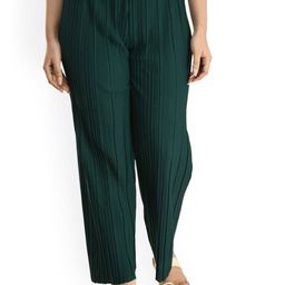 Gladly Women Relaxed Loose Fit High-Rise Trousers-image-68