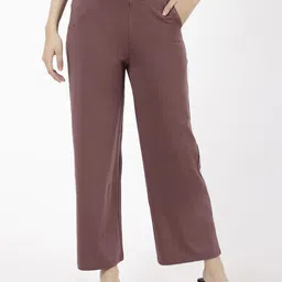 SPIFFY Women Smart Loose Fit High-Rise Trousers-image-80