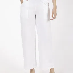 SPIFFY Women Smart Loose Fit High-Rise Trousers-39