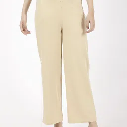 SPIFFY Women Smart Loose Fit High-Rise Trousers-image-76