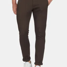 Arrow Sport Men Brown Slim Fit Trousers-picture-29