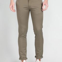 Arrow Sport Men Slim Fit Low-Rise Autoflex Trousers-picture-47