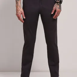 SHOWOFF Men Comfort Slim Fit Low-Rise Trousers-picture-14