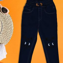 A-Okay Girls Embroidered Slim Fit Clean Look Denim Jeans-picture-39
