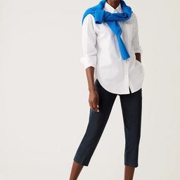 Marks & Spencer Women Slim Fit High-Rise Cropped Trousers-picture-47