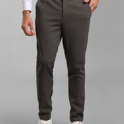 KZ07 By Kazo Men High-Rise Cotton Trousers-image-54
