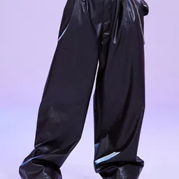 LULU & SKY Girls Straight Fit High-Rise Trousers-picture-1
