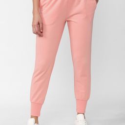 FOREVER 21 Women Pink Cotton Joggers Trousers-image-12