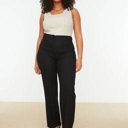 Trendyol Women Black Formal Trousers-34