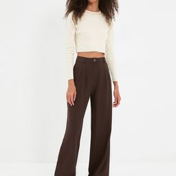 Trendyol Women Brown Trousers-image-85