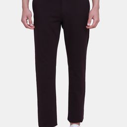 Blackberrys Men Burgundy Slim Fit Trousers-image-45