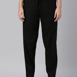 Go Colors Women Relaxed Loose Fit Mid Rise Regular Trousers-image-35