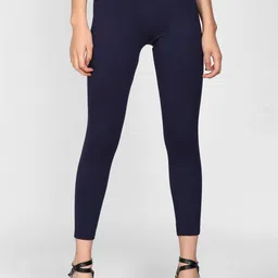 I Love She Women Navy Blue Skinny Fit Trousers-image-21