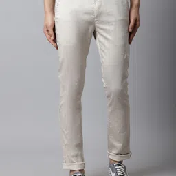 Cantabil Men Checked Trousers-image-22