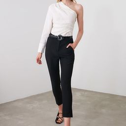 Trendyol Women Black Regular Trousers-image-36