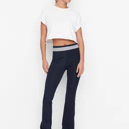 Trendyol Women Navy Blue Trousers-picture-58