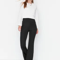 Trendyol Women Black Trousers-picture-33