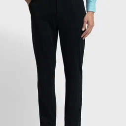 ColorPlus Men Contemporary Fit Mid-Rise Trousers-picture-25