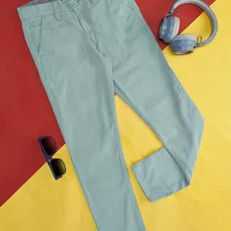 Pantaloons Junior Boys Mid Rise Cotton Trousers-picture-19