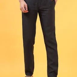 THINC Men Sleekly Styled Relaxed Fit Mid-Rise Trouser-picture-41
