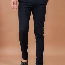 THINC Men Slim Fit Mid-Rise Trousers-picture-18