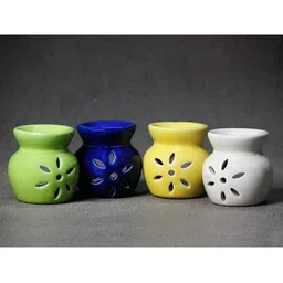 Brahmz Set of 4 Ceramic Aroma Oil Diffuser Burners-14