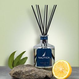 Nautica Eucalyptus Lime 100% Natural Aroma Oil Diffuser Set With 7 Reeds 150 ML-57