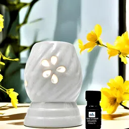 Shree Murti White Ceramic Aroma Oil Diffuser 10 ml-26